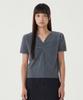 COVERNAT WOMAN Hairy Half Knit Charcoal