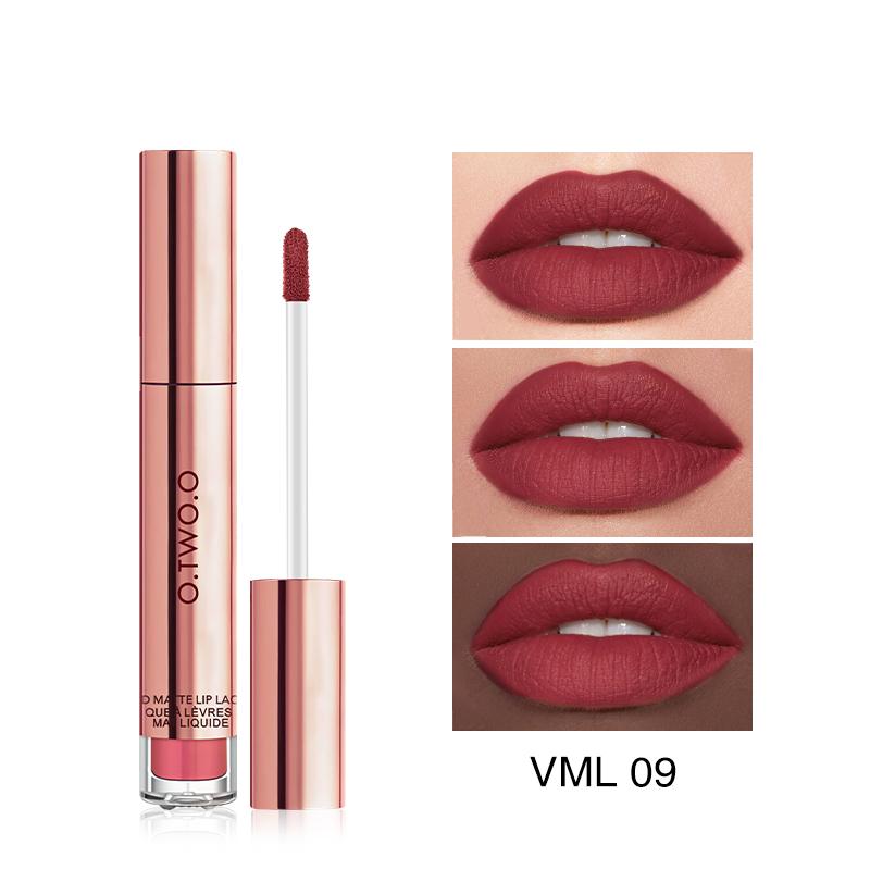 

Жидкая губная помада O.TWO.O - водостойкий стойкий матовый бархатный блеск для губ - макияж