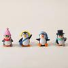 Creative Resin Skiing Penguin Desktop Ornament for Home or Car Decoration