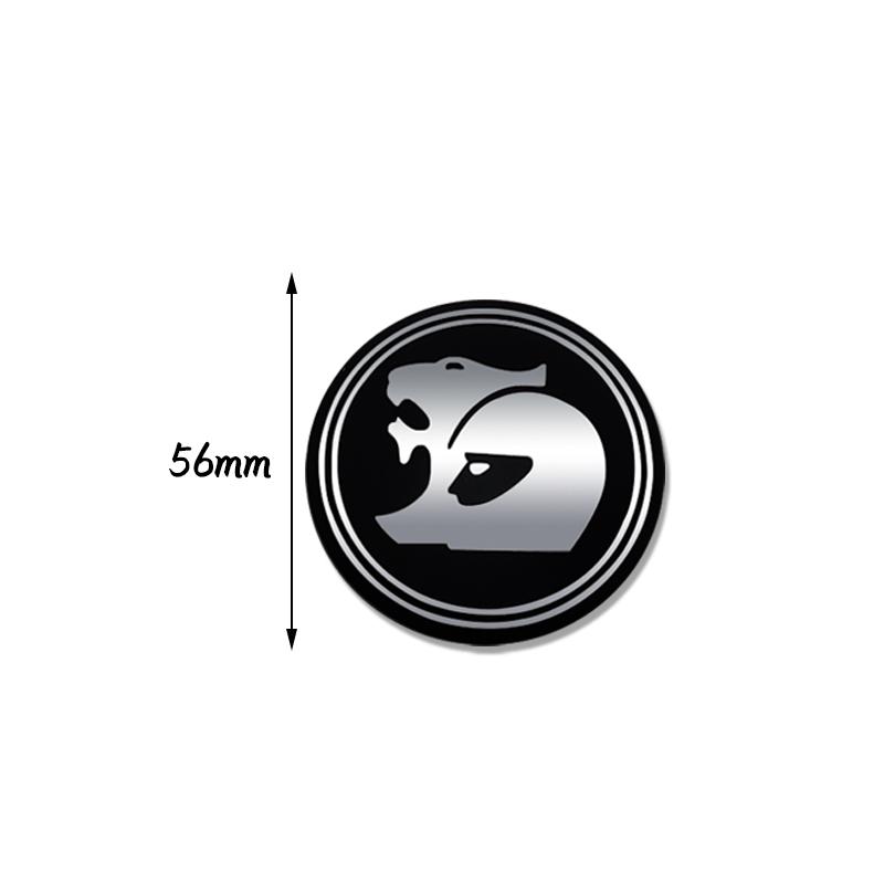 Aluminum 4PC 56mm Logo Badge Car Wheel Center Hub Caps Emblem Stickers For Commodore Captiva Cruze Caprice VZ Accessories