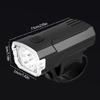 Cycling Bicycles Front Light With Wide Angles Beam Compacts Rechargeable Bike Lamp for Various Terrains