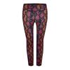 Womens/Ladies Snake Print Cropped Leggings
