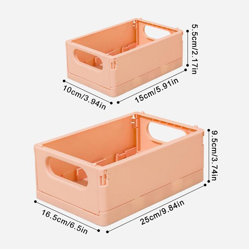 Dormitory Desktop Storage Box Book Snack Toy Storage Basket Simple And Foldable Storage Box Miscellaneous Items Storage Basket