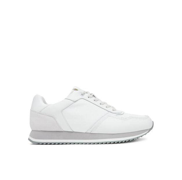 Men's Sneakers Calvin Klein Low Top Lace Up Lth Mono Hm0hm01807 Grey