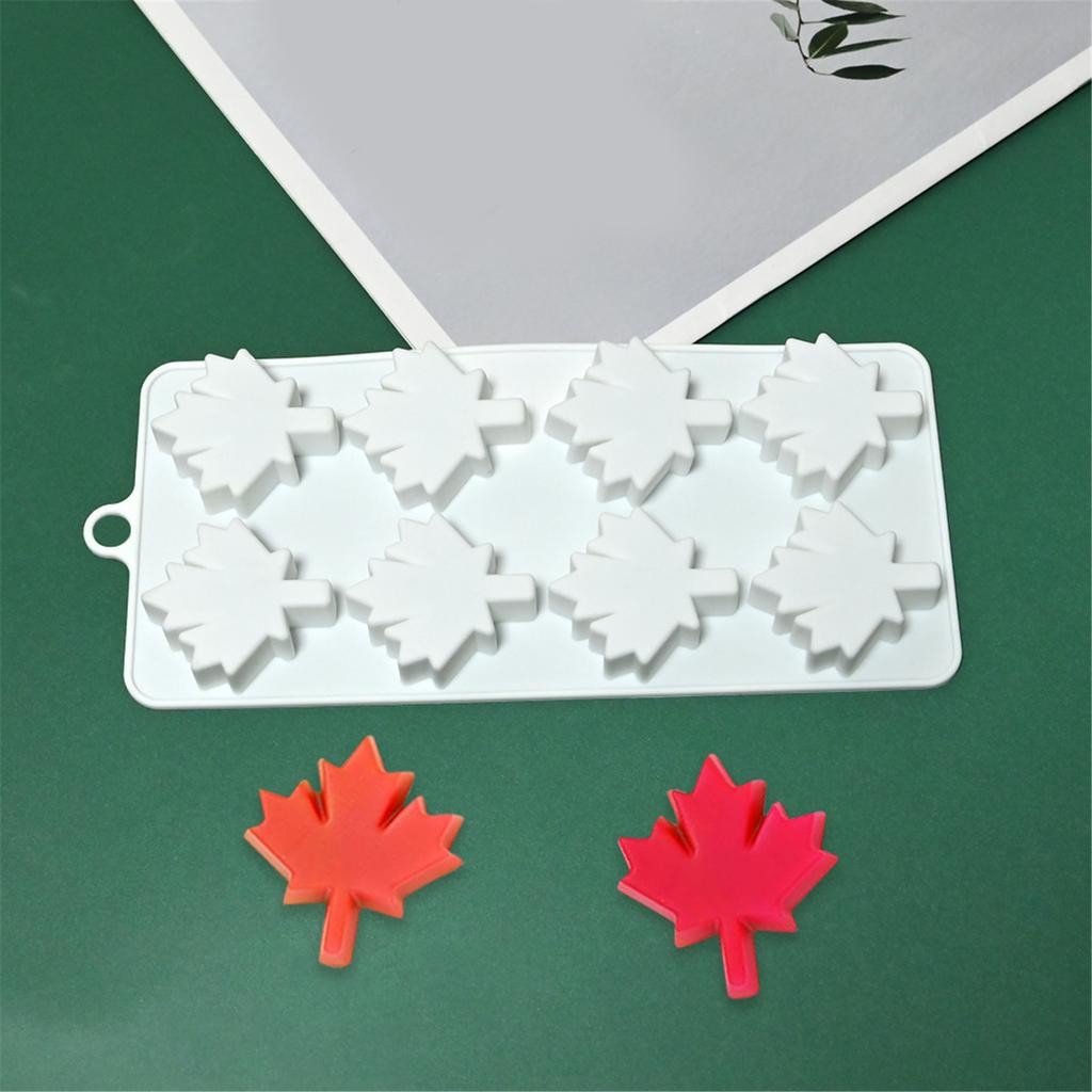 Maple Leaf Shape Silicone Molds Fondant Mousses Cake Molds Making Pastry Chocolate Molds Baking Decorating Tool Nonstick
