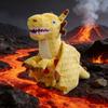 New Steel a Brainrot Shan Hai Jing Black Four-claw Shark Fire-breathing Dragon Plush Toy Toy