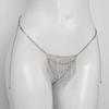 Lanț de corp cu ciucuri complet cu diamante pentru femei Lanț tanga cu strasuri Stil european Accesoriu de corp pentru club de noapte Plajă