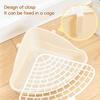 Rabbit Litter Tray Toilet Animal Potty Trainer Bunny Corner Toilet Box for Ferret Hamster Dragon Cat Guinea Pig Supplies