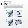 Thickness Gauge Meter Digital High Precision Unit Conversion Pressing Operation Micrometer Calipers Quick Measurement Measuring Tool for Home