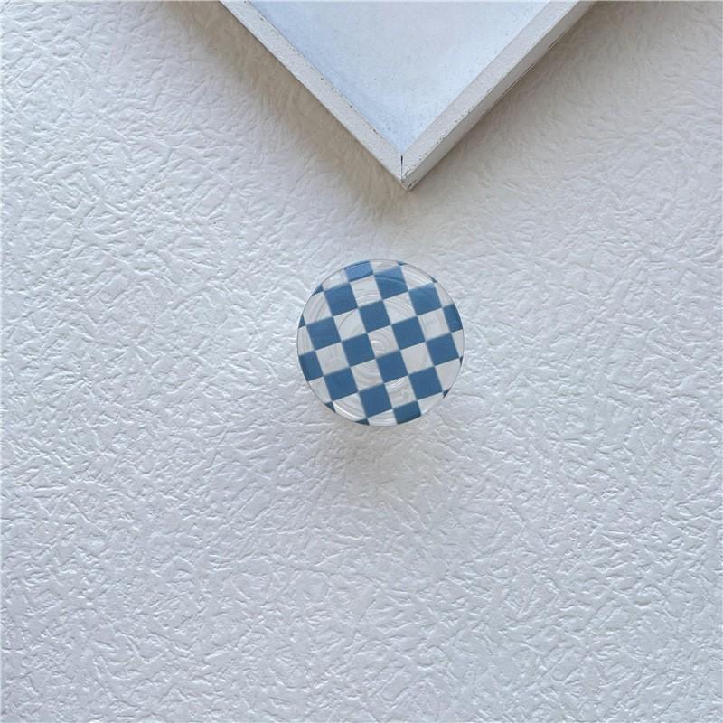 

Airbag Bracket Chessboard Transparent Solid Color Drip Glue Lazy Person Extendable Desktop Support Buckle Phone With Logo Printed