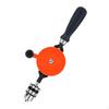 Crank Drill Double Gear System Comfortable Anti Skid Handle Handheld Portable for PVC Metal