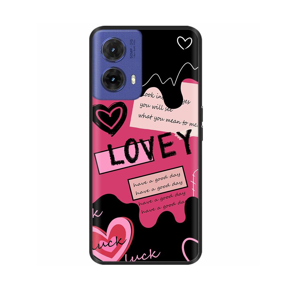 For Motorola Moto G85 Case Butterfly Soft Matte Silicone Back Cover For Moto G85 5G Cases MOTOG85 G 85 5G Funda Full Phone Coque