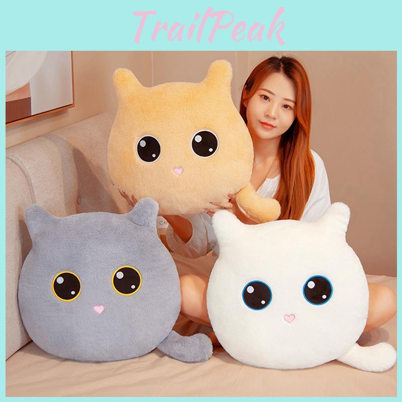 Kitten Plush Cartoon Toy Cute Black And White Doll Girls Office Sofa Cushion