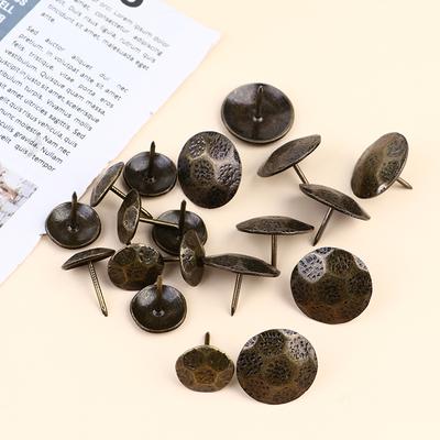 10Pcs Bronze Turtle Back Decor Upholstery Gift Box Sofa Decorative Tacks Stud