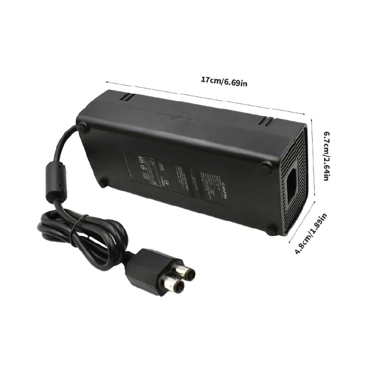 Power Supply Auto Voltages AC100-240V for 360 Slim with LED Indicators Multiple Protections