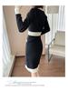 Hepburn Style Sexy Bodycon LBD: Women’s Long Sleeve Knit Sweater Dress for Autumn/Winter