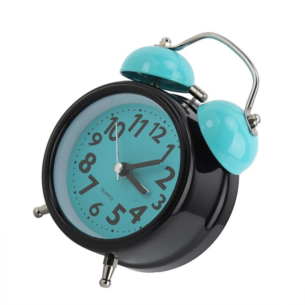 Multicolor Luminous Alarm Clock 3 Inch Loud Alarm Clock Classical Bedside Alarm Clock Study Room