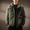 Men's Retro Casual Hooded Down Jacket - Autumn/Winter 2025 Collection