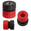 3 Piece Set of Adjustable Drill Bit Stop Collars for Accurate Depth Control