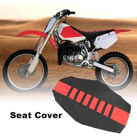 G-PLUS Seat Cover 1pc Compatible with Honda CR125R CR250R CR500R CR80R CRF100F CRF125F CRF150F Motorcycle Seat Soft Protector Replacement Red