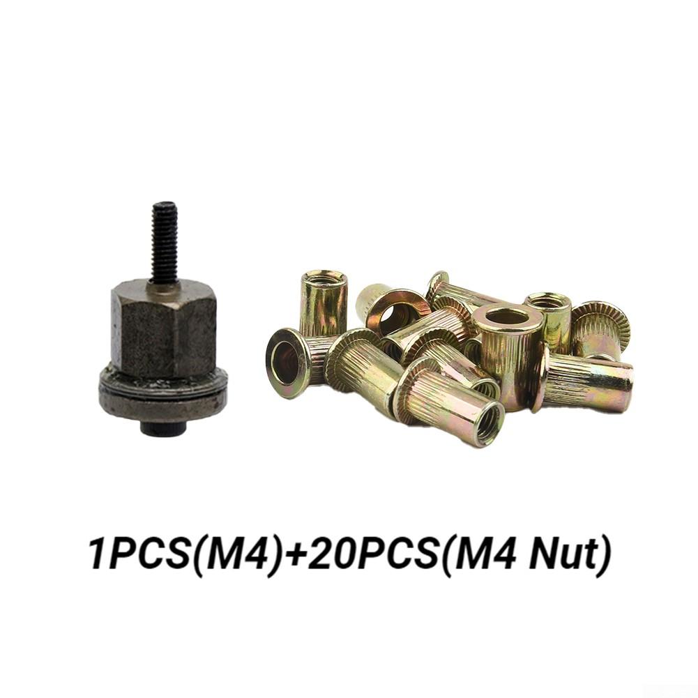 Rivet Nut Nut Set For Rivet Nut Tool Hand Rivet Nut Head Hand Riveter Tip