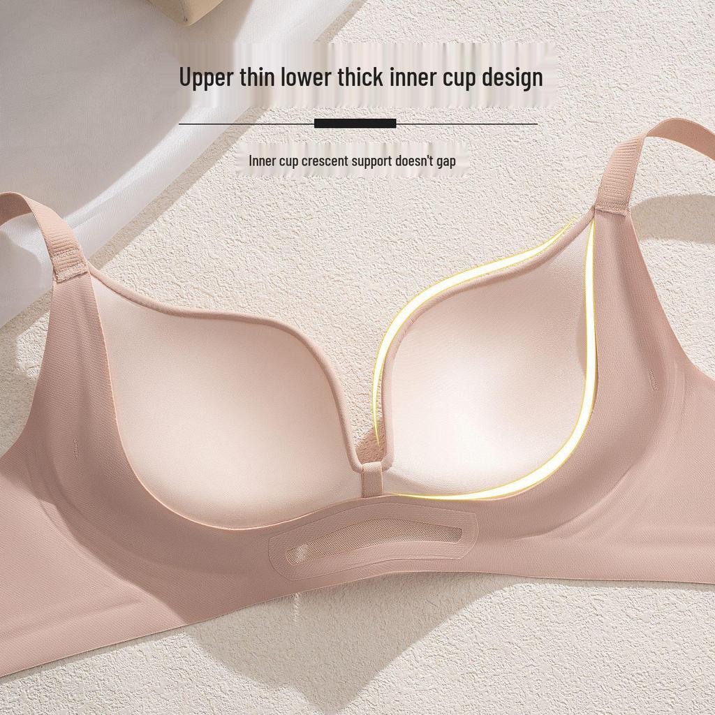 Nahtloser Damen-BH: Vergrößert kleines Dekolleté, Hebt Achselbrüste an, Gegen Erschlaffung, Schönes Rückendesign