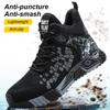 High Top Protective Safety Shoes Men Steel Toe Work Shoes Men Women Work Safety Boots Anti Smash Safety Indestructible WorkBoots