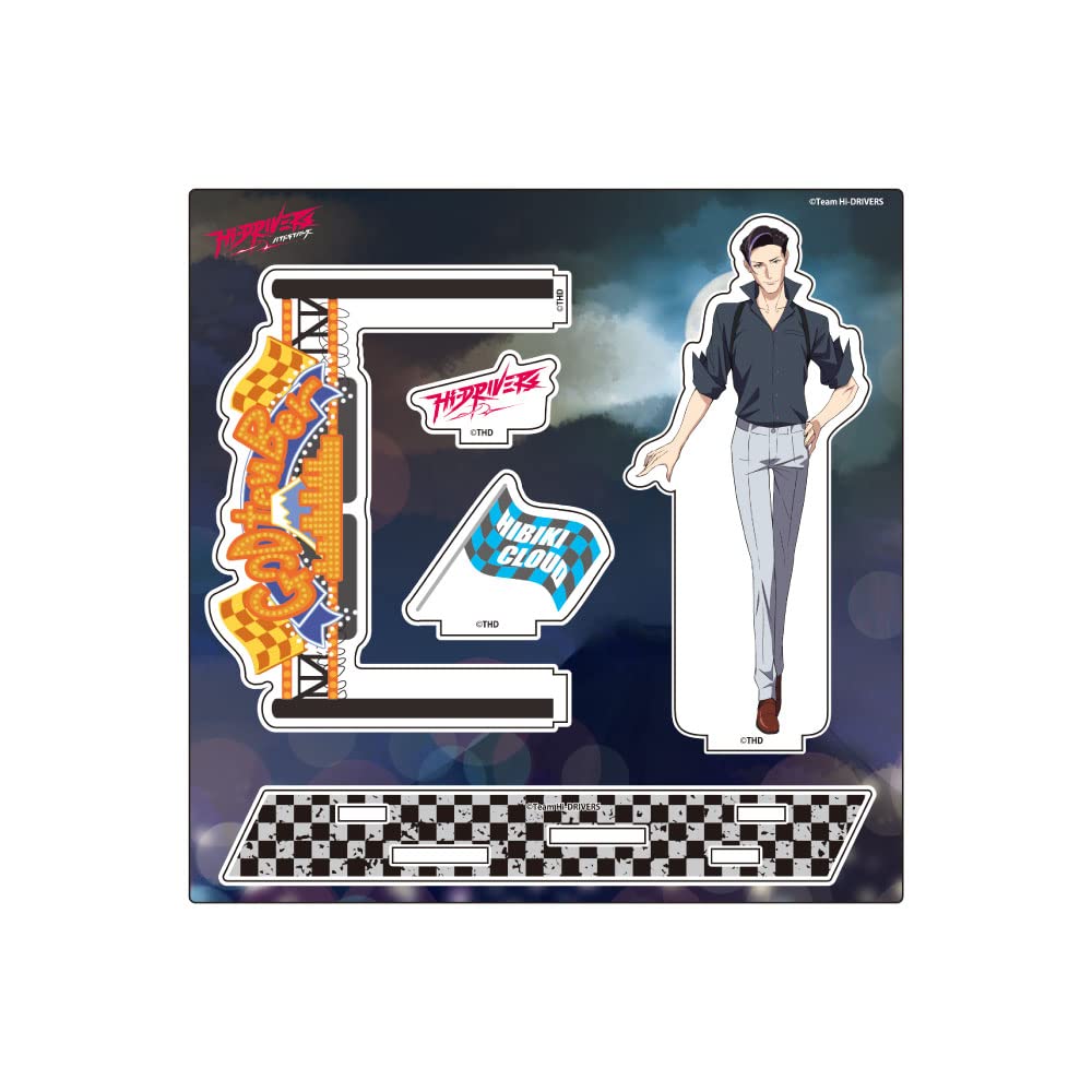Algernon Products High Drivers Diorama Acrylic Hibiki W150 x Made of Acrylic Stand, & Cloud, Approx. H150mm,