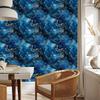 Wallpaper Ink navy blue, blue, turquoise and graphite 50x1000