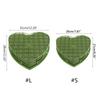 Wedding Car Heart Shape Flower Foam Cage Box with Suction Cup Green Styrofoam Wet Floral Block Artificial Mud Florist Party