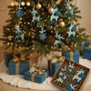 1 Piece Christmas Holiday Ornament Reindeer Snowflake Resin Waterproof Easy Install Suitable Various Themes Decors