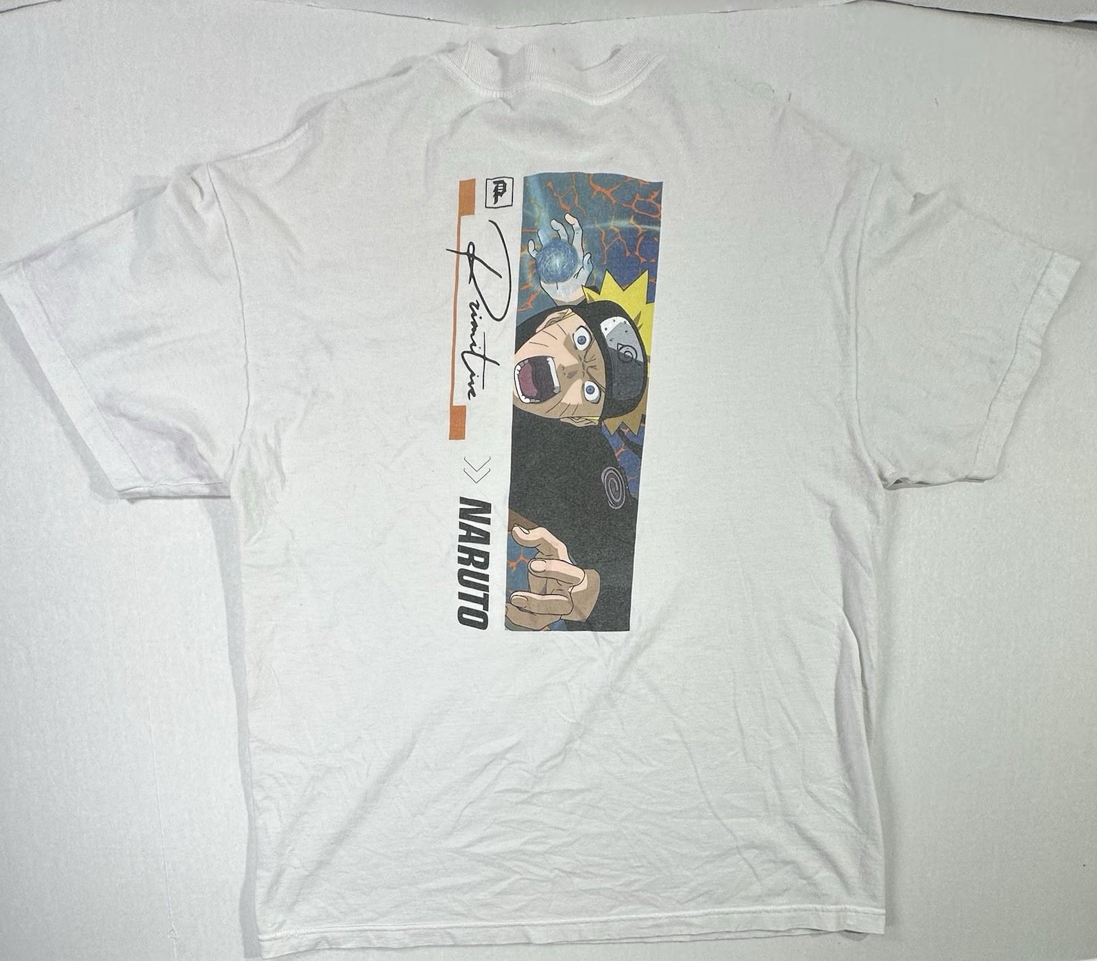 Primitive Naruto Shippuden Men’s White Size XL Unisex T-Shirt XL