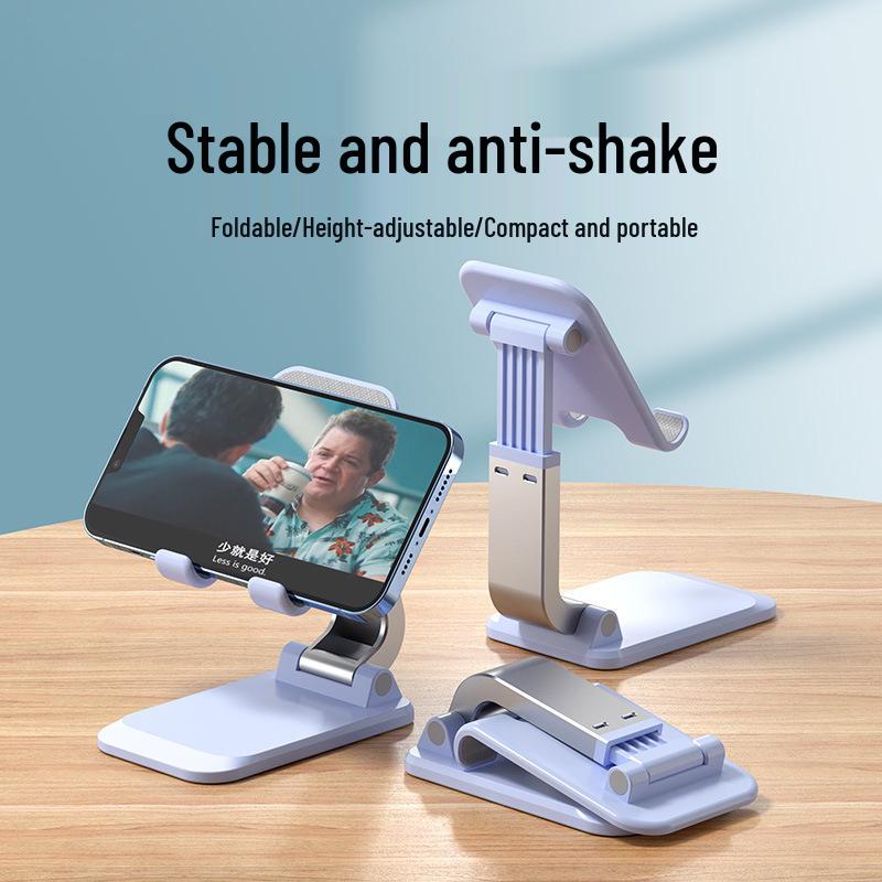 Q7 Universal Folding Mobile & Tablet Stand with Custom Logo for Desktop & TikTok Live