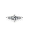 1 Carat Moissanite Classic Six-Claw S925 Silver Ring for Women