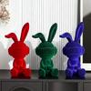 Miniso Emotionally Stable Sitting Posture Rabbit Ornaments Handicrafts Creative Dolls Home Living Room Bedroom Decoration Gift