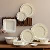 Comic Series Cream Wind Set Dinner Plate Rice Bowl Lace French Ceramic Tableware Western Plate Household Dish Plate Dish