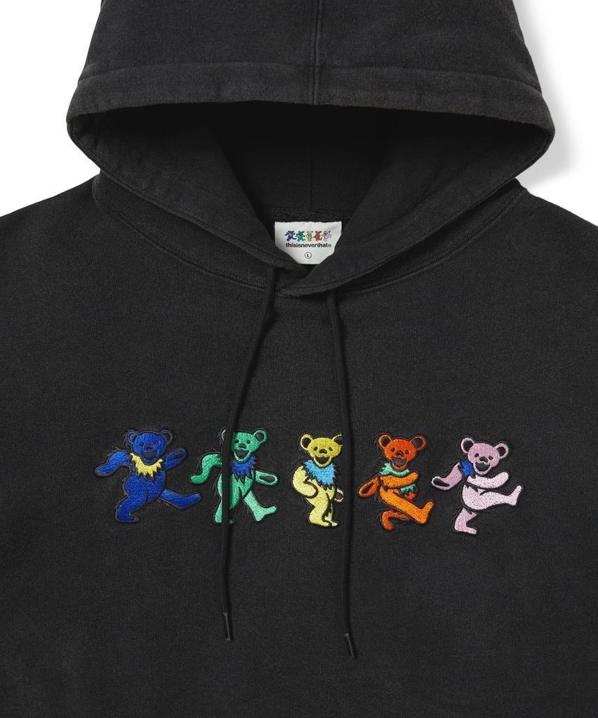 Gd Dancing Bears Hoodie Washed Black