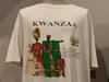 Vintage 90's Kwanza Nguzo Sava (the Seven Principles) White T Shirt Size 2XL