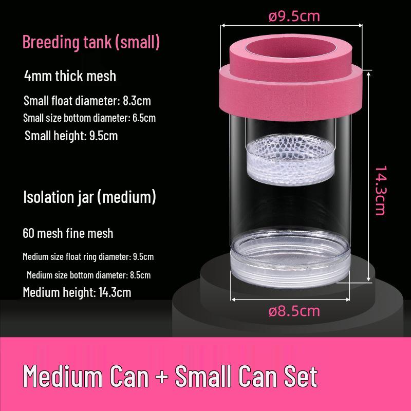 Guppy Breeding Box: Fish Isolation & Hatching Tank for Small Fish Fry & Mother Fish