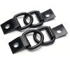 Heavy-Duty Steel D-Ring Tie-Down Anchor Set – 1/4" Thick, 2400 Lbs Capacity, Electrophoretic-Coated, For Trailer, RV, Truck Bed, Garage – 4/8 Pack