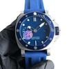 Panerai High Fat Da Hai 44mm Automatic Men's Watch with Canvas and Rubber Strap.