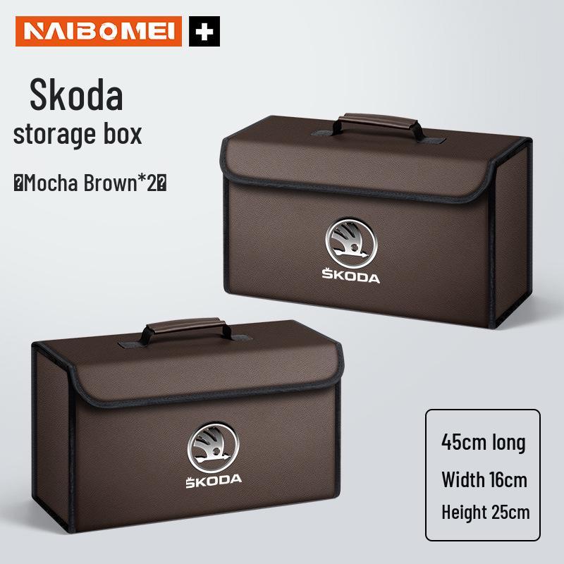 Skoda Car Trunk Organizer for Octavia, Superb, Hao Rui, Kodiaq, Kamiq, Xin Dong