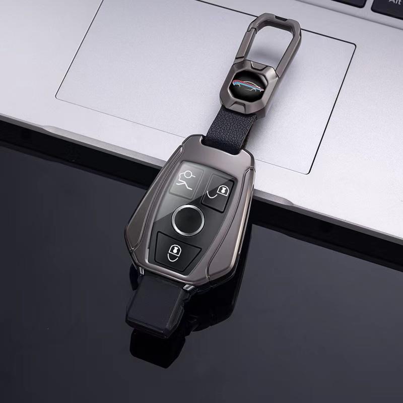 Metal Car Key Case Cover Protector Shell for A B C E Class GLS GLA GLK GLC CLS CLA AMG W204 W205 W212 W463 W176