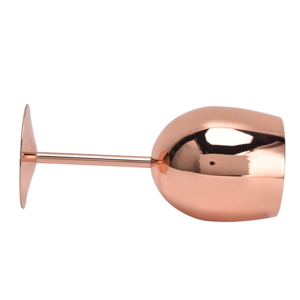 350ml Red Wine Glass Stainless Steel Goblet Titanize Cocktail Champagne Glass for Kitchen Party Bar