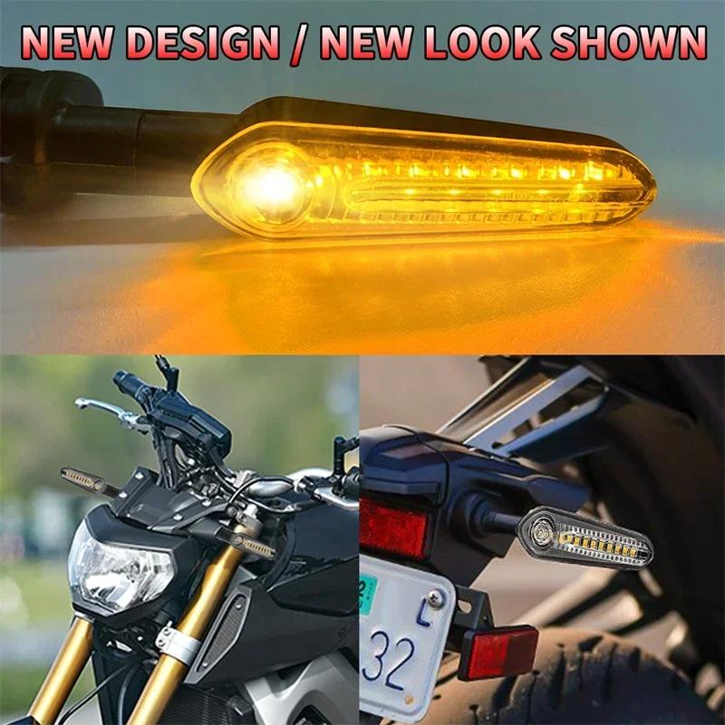Lumină LED Semnalizare Lumină Curgere Apă pentru YAMAHA MT07 Semnalizator Tenere 700 XJ6 FZ6 MT09 Tracer 900 MT10 MT03 FZ25 Semnalizatoare