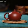 90 ml Yixing lila lera tekannor Autentiska Dahongpao Xishi tekanna Kulhål Filter Vattenkokare Handgjord Boutique Zisha teset