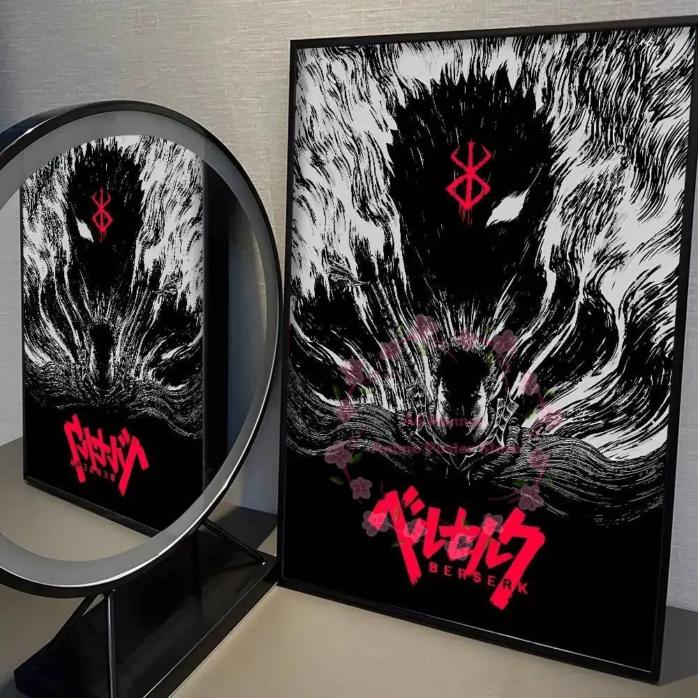 Anime B-Berserk Poster High Quality Print Home Decor Wall Art Mural Room Bar Decoration