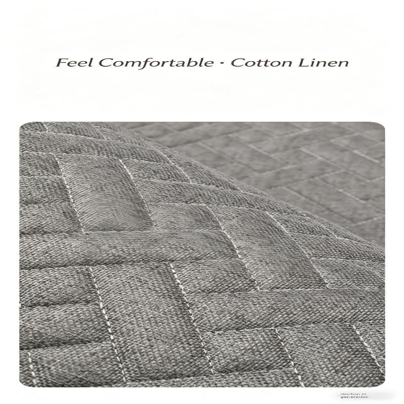 Linen Seat Covers For Car, Non-Slip Soft Breathable Car Seat Protector Universal Fit Most Automotive, Van, Suv, Trucks
