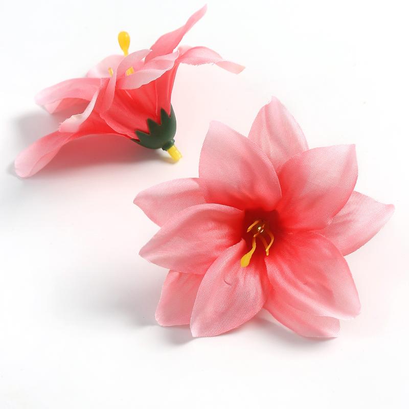 10/15Pcs 9cm Artificial Flowers Heads For Home Decor Wedding Marriage Decoration Fake Flowers DIY Craft Wreath Gifts Accessories