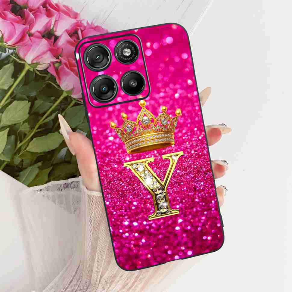 For Motorola Moto G67 Power Case Couple 26 Letters Cover Soft Silicone Phone Cases For Moto G 67 G67 Power Bumper